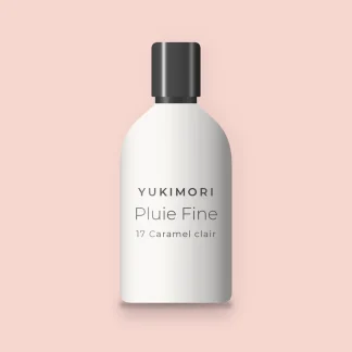 Fond de teint Pluie Fine sans transfert – Yukimori, flacon 30 ml, teinte 17 Caramel clair