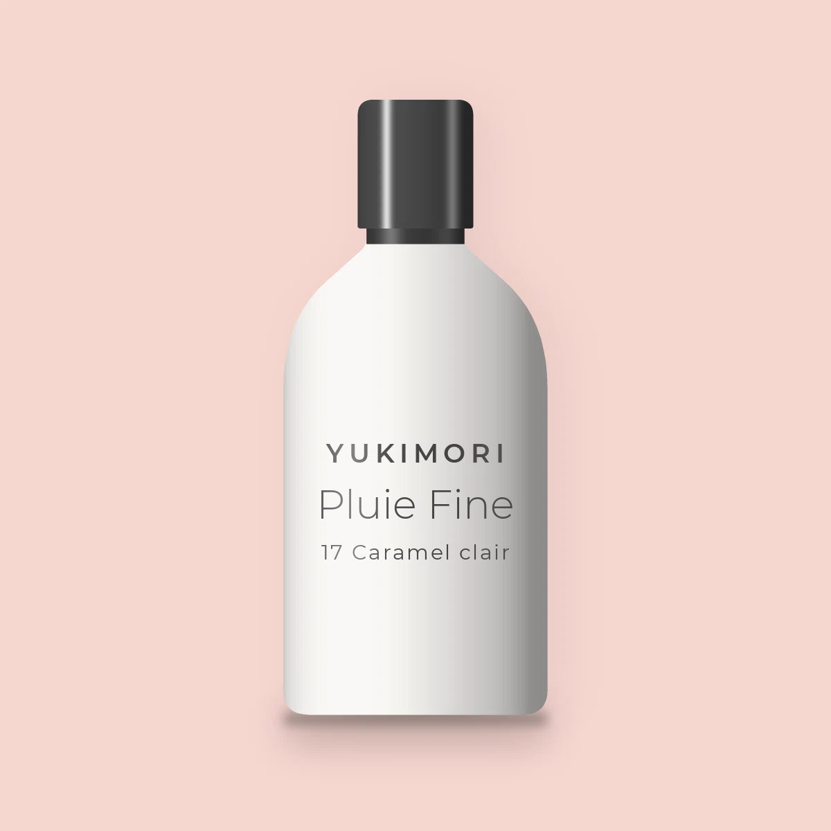 Fond de teint Pluie Fine sans transfert – Yukimori, flacon 30 ml, teinte 17 Caramel clair