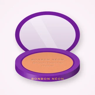 Blush bonne mine au beurre de karité – Bonbon Néon, boîtier 6 g, teinte 04 Abricot