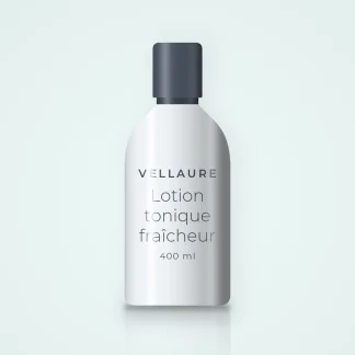 Lotion tonique fraîcheur à l'hydrolat de lavande – Vellaure, flacon 400 ml