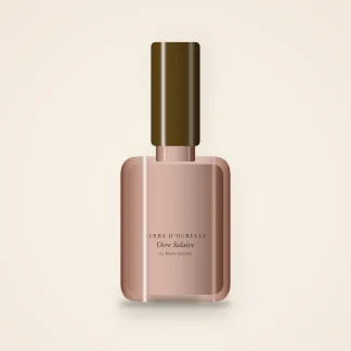 Vernis à ongles Ocre Solaire au bambou – Terre d'Ocrelle, flacon 5 ml, teinte 03 Nude laiteux