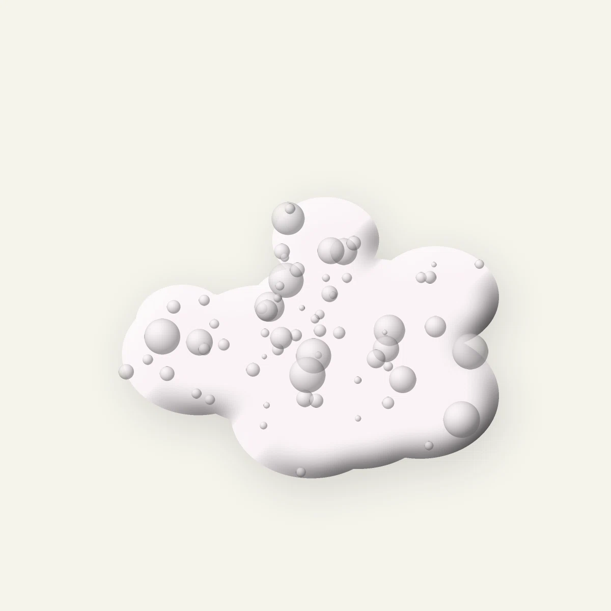 Savon Mauve Céleste surgras à l'huile de sésame – Herbier de Lune, aperçu de la texture