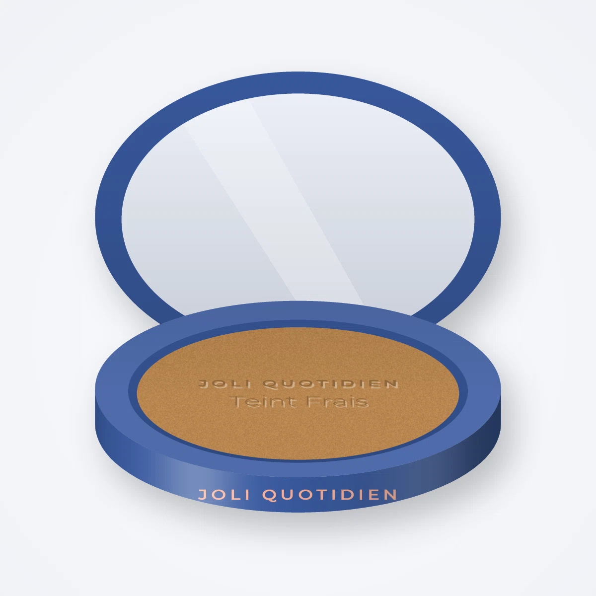 Enlumineur visage et corps Teint Frais – Joli Quotidien, boîtier 7 g, teinte Bronze doré