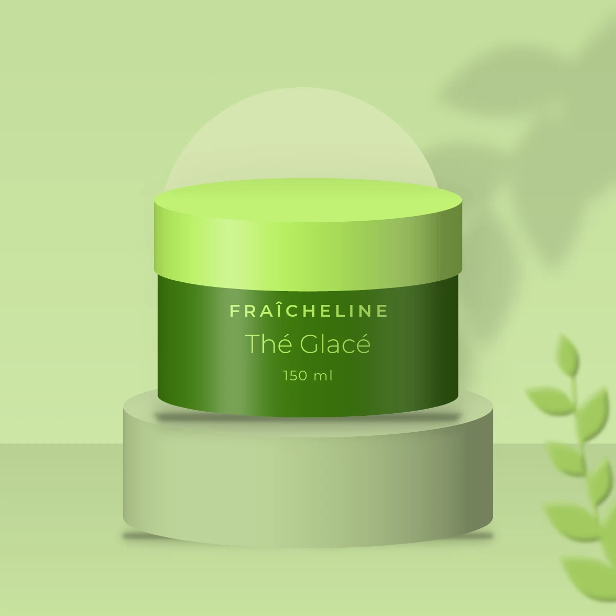 Masque capillaire Thé Glacé à l'extrait de figue – Fraîcheline, photo d'ambiance