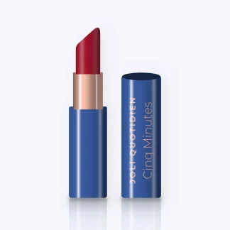 Rouge à lèvres Cinq Minutes intense – Joli Quotidien, étui 3,8 g, teinte 15 Rouge carmin