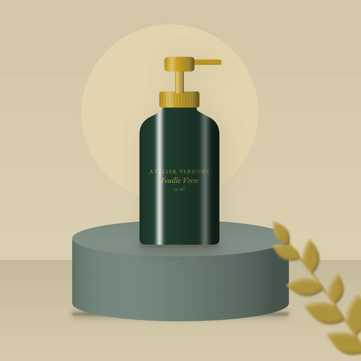 Feuille Verte sérum concentré – Atelier Verdure, photo d'ambiance