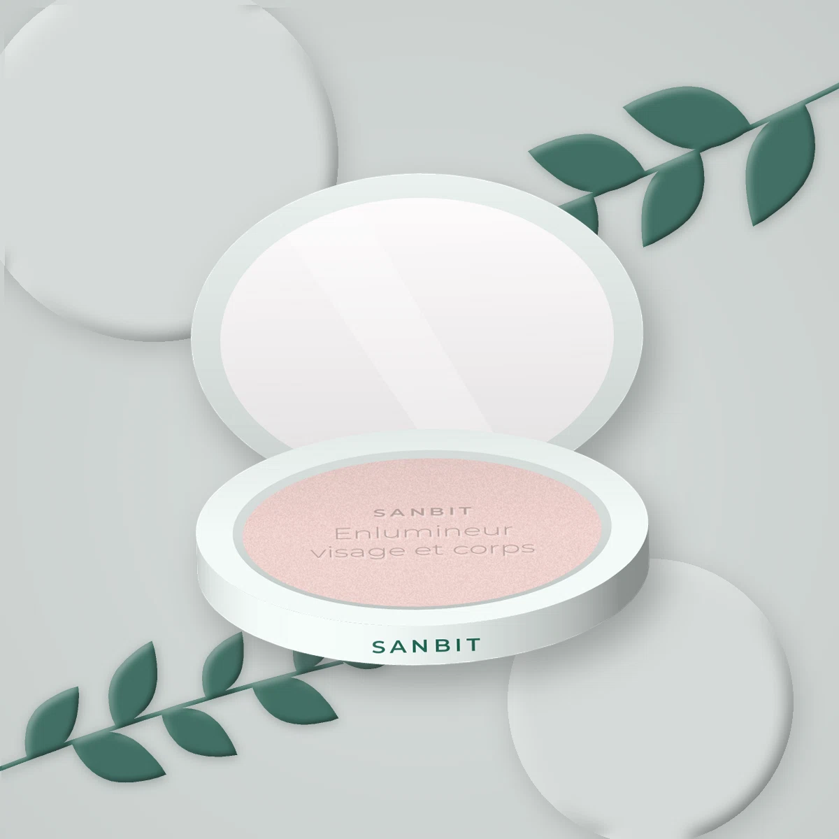 Enlumineur visage et corps à l'orchidée – Sanbit, photo d'ambiance