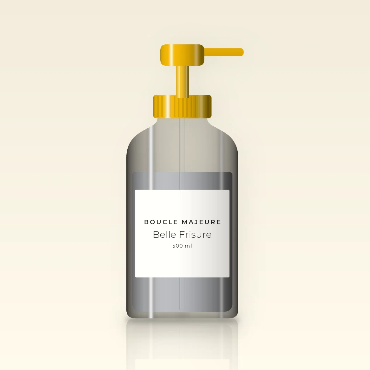 Shampooing anti-frisottis Belle Frisure – Boucle Majeure, flacon-pompe 500 ml