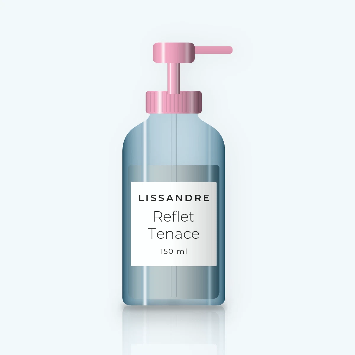 Crème coiffante fixation souple Reflet Tenace – Lissandre, flacon-pompe 150 ml