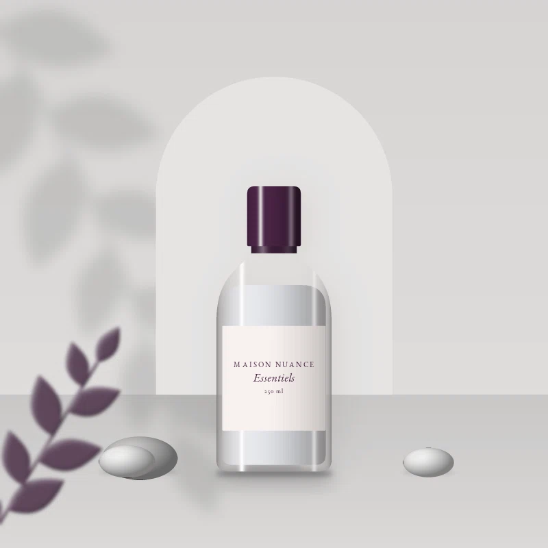 Shampooing équilibrant Essentiels – Maison Nuance, photo d'ambiance