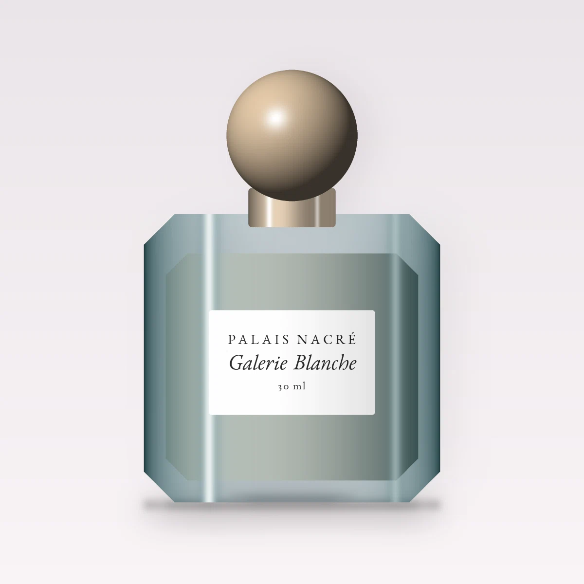 Parfum Galerie Blanche organique – Palais Nacré, flacon 30 ml