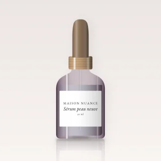 Sérum peau neuve à l'acide hyaluronique – Maison Nuance, flacon compte-gouttes 30 ml