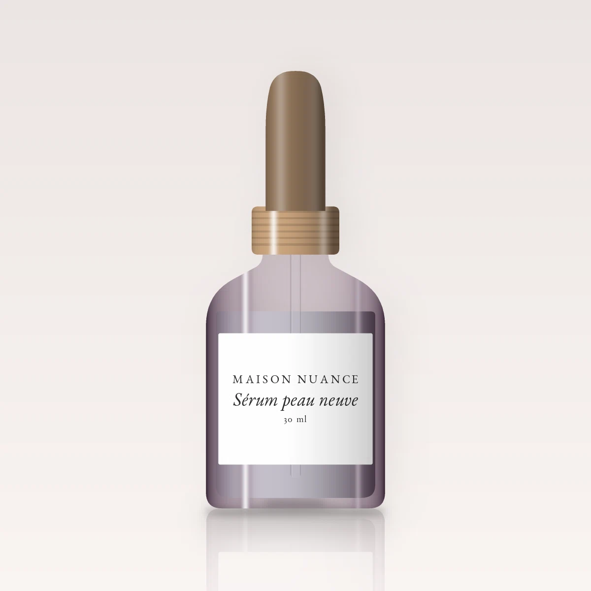 Sérum peau neuve à l'acide hyaluronique – Maison Nuance, flacon compte-gouttes 30 ml