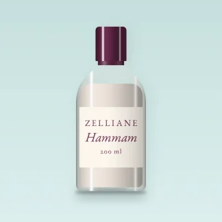 Après-shampooing Hammam au yuzu – Zelliane, flacon 200 ml