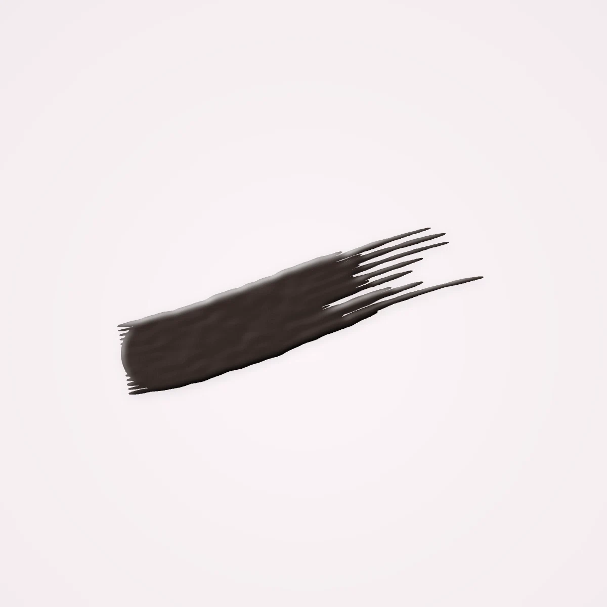 Mascara Soie Carmin fortifiant – Balcon Pourpre, aperçu de la teinte Brun noir