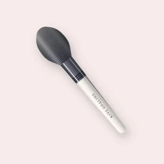Pinceau biseauté en fibres de nylon – Rive Opaline, vue de face