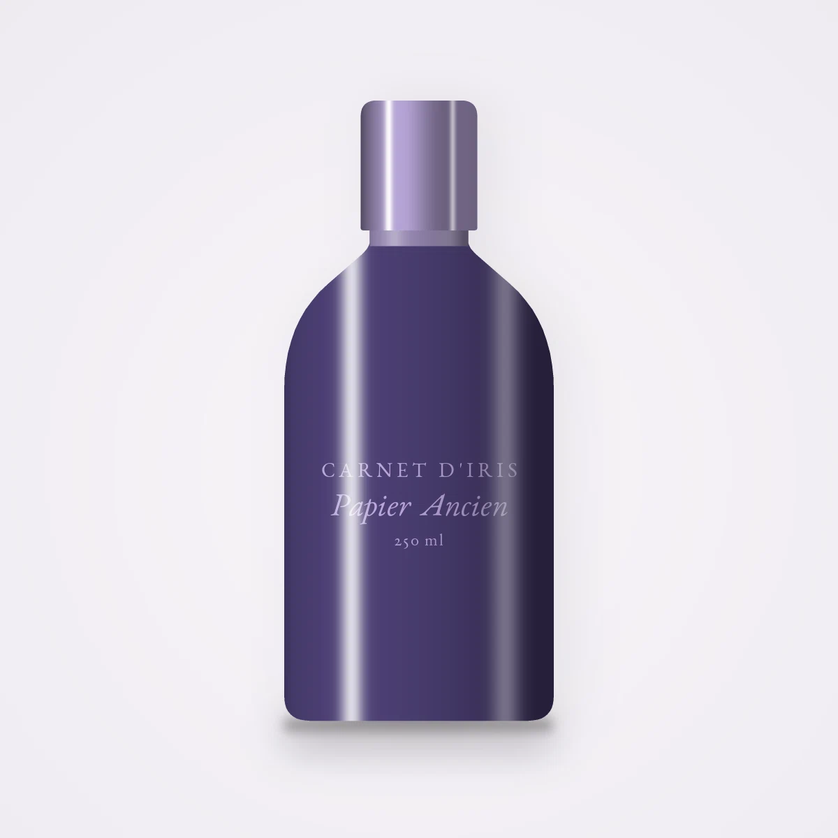 Gel douche Papier Ancien doux – Carnet d'Iris, flacon 250 ml