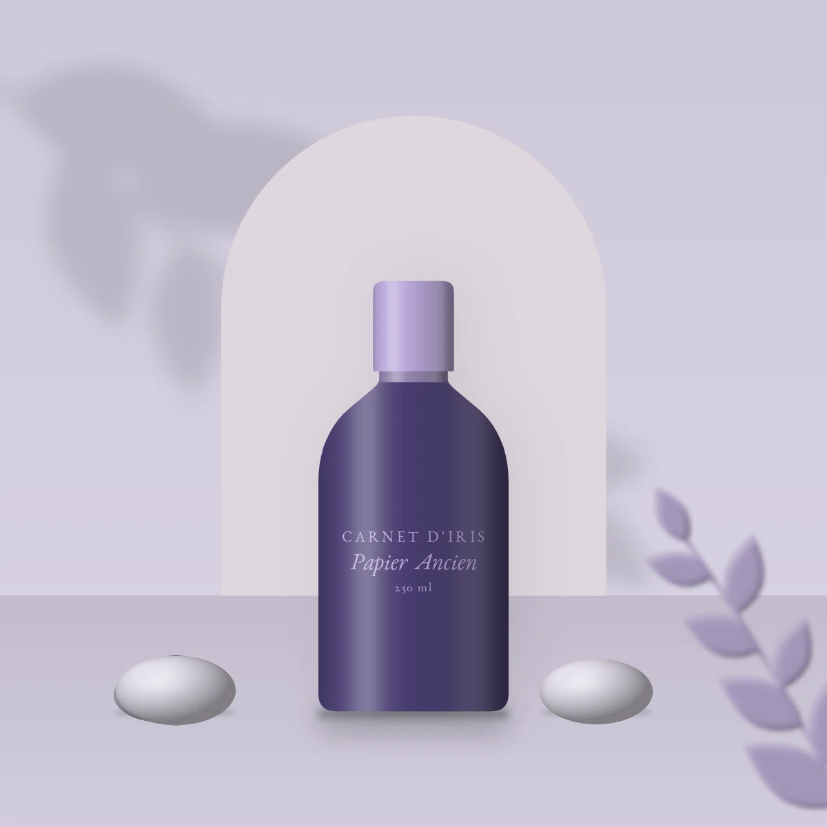 Gel douche Papier Ancien doux – Carnet d'Iris, photo d'ambiance