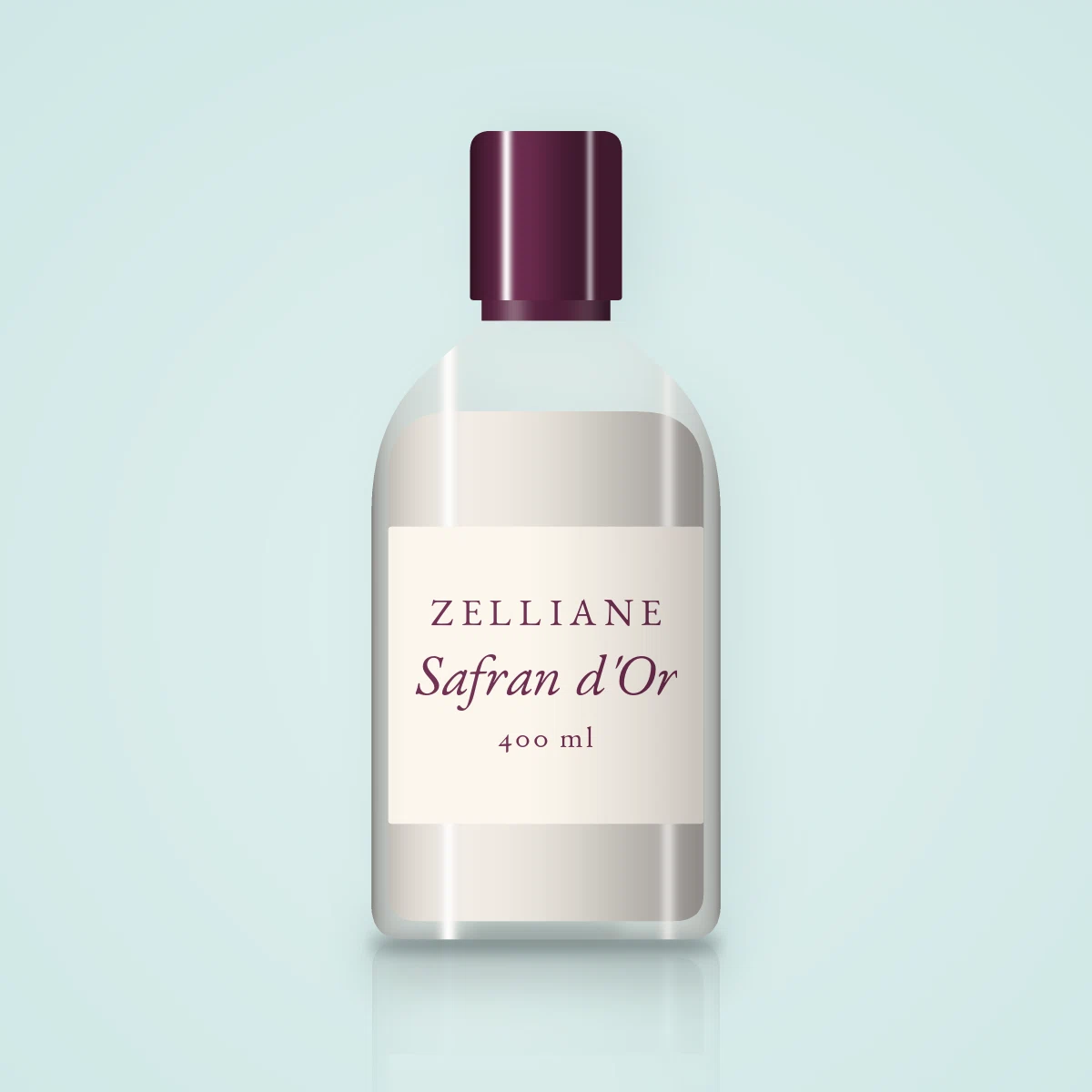 Nettoyant visage réconfortant Safran d'Or – Zelliane, flacon 400 ml
