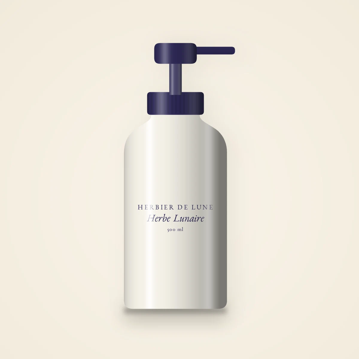 Shampooing boucles Herbe Lunaire – Herbier de Lune, flacon-pompe 500 ml