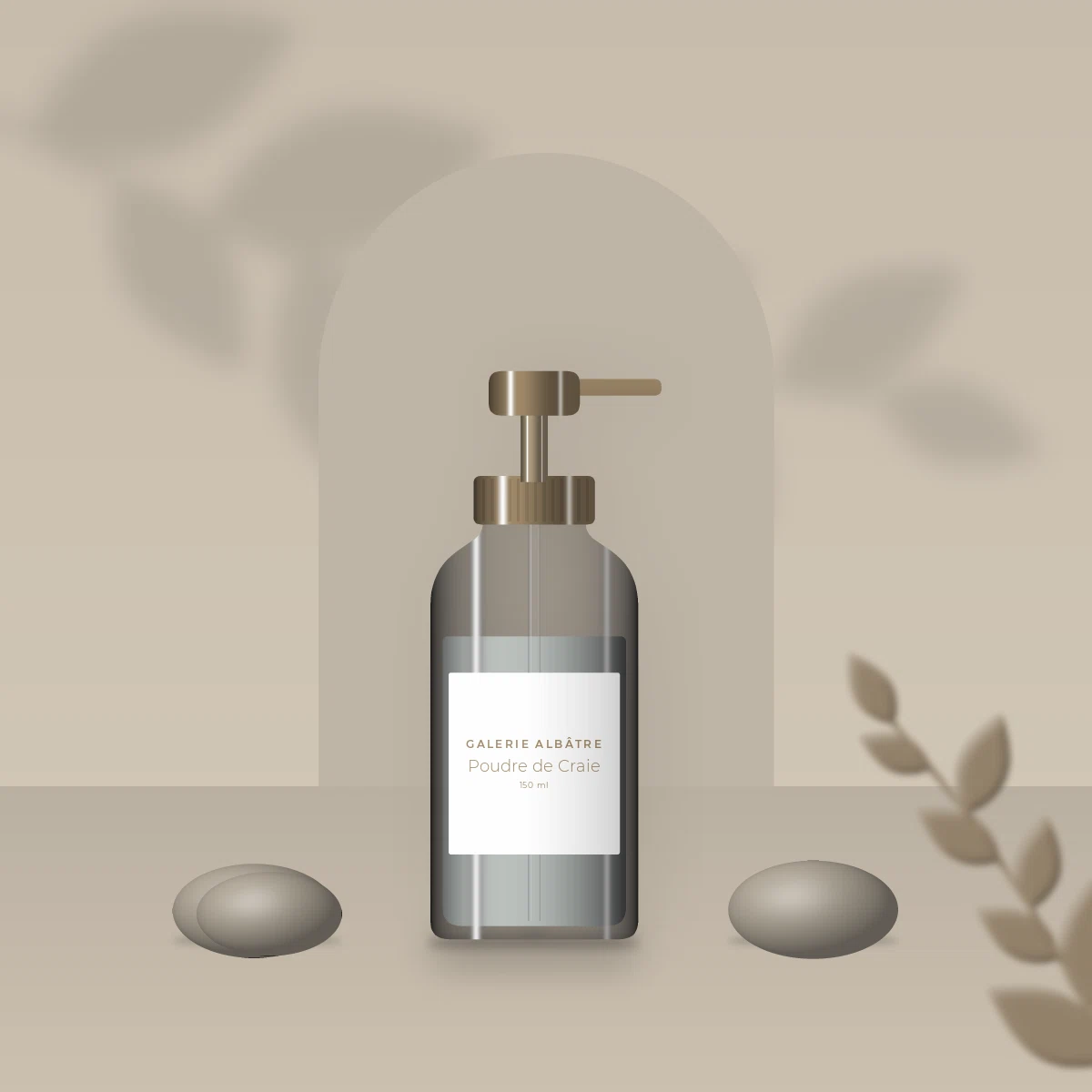 Nettoyant visage Poudre de Craie à l'extrait de citron – Galerie Albâtre, photo d'ambiance