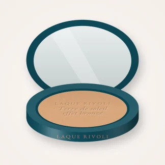 Terre de soleil effet bronzé à l'amande douce – Laque Rivoli, boîtier 15 g, teinte 01 Hâle léger