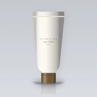 Soin sans rinçage anti-humidité Luce d'Oro – Pettine di Seta, tube 200 ml