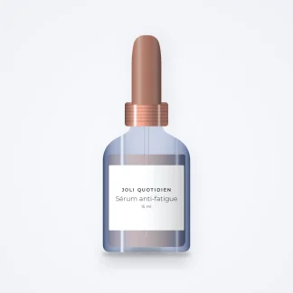 Sérum anti-fatigue à la vitamine C – Joli Quotidien, flacon compte-gouttes 15 ml