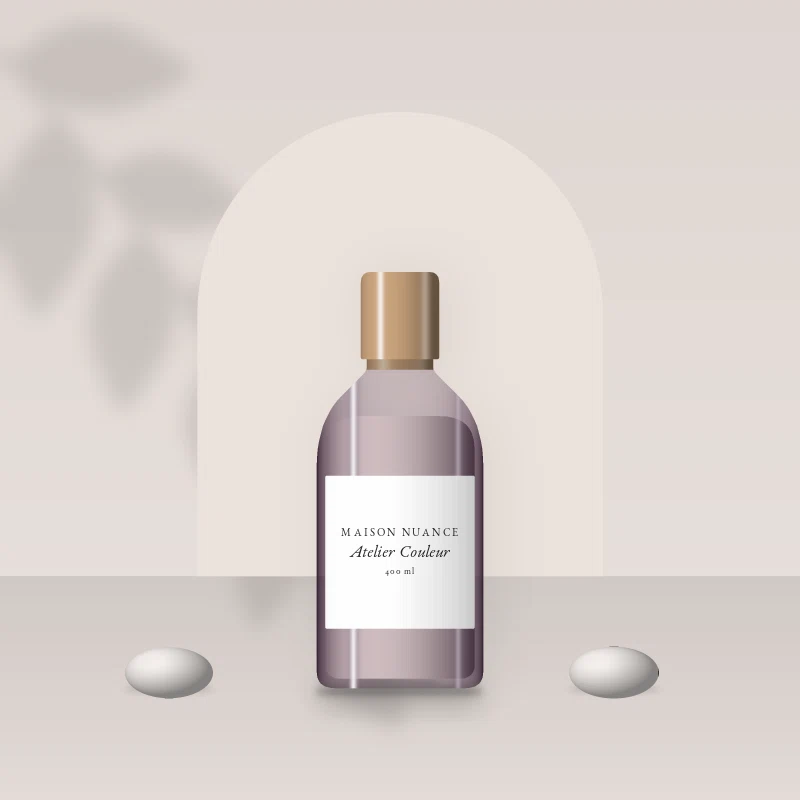 Nettoyant visage démaquillant Atelier Couleur – Maison Nuance, photo d'ambiance