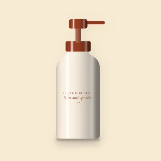 Soin anti-âge éclat à la vitamine C – Terre d'Ocrelle, flacon-pompe 50 ml