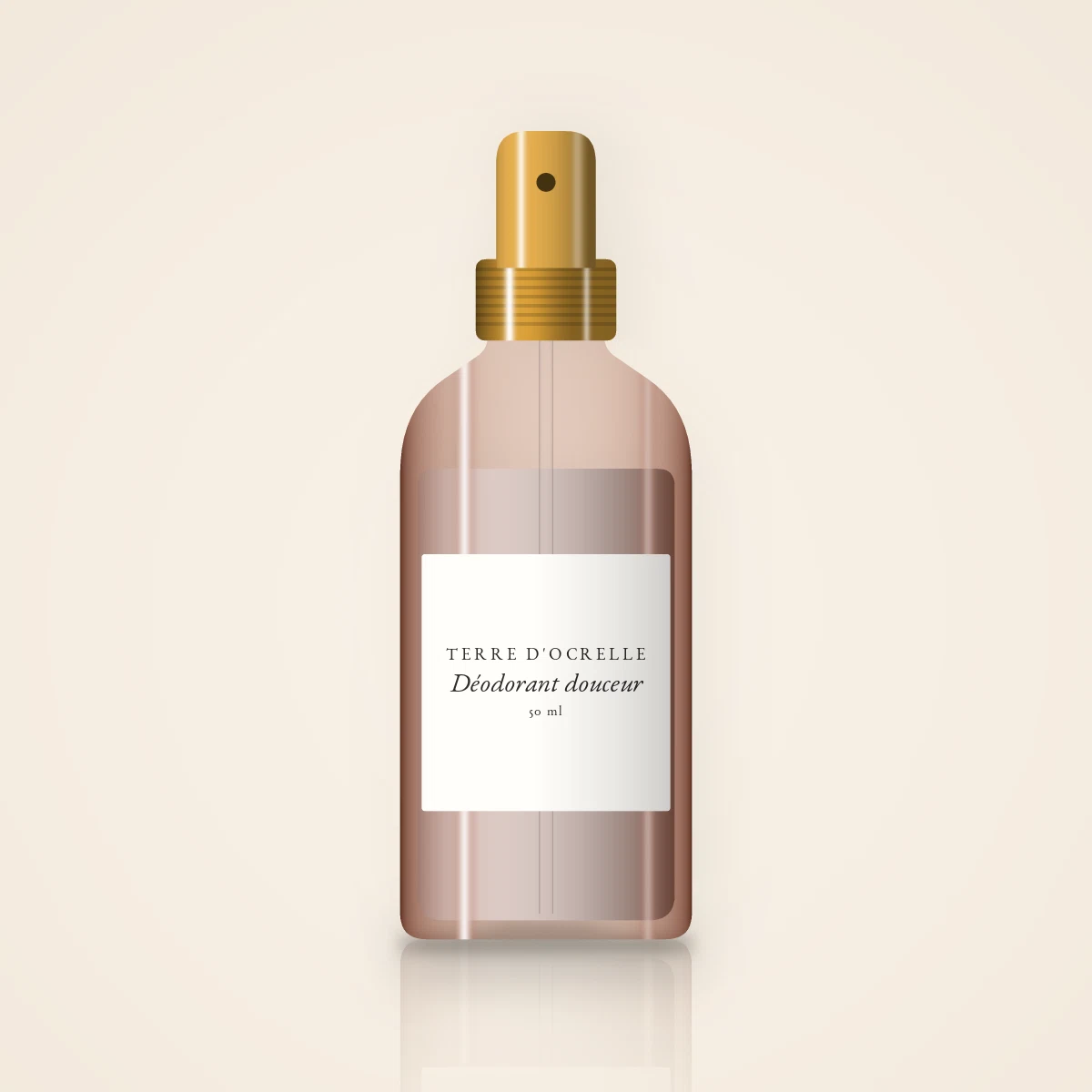 Déodorant soin douceur au concombre – Terre d'Ocrelle, flacon spray 50 ml