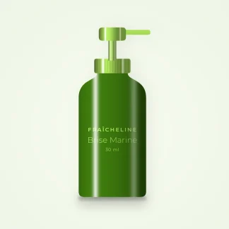 Huile capillaire Brise Marine à la nigelle – Fraîcheline, flacon-pompe 30 ml