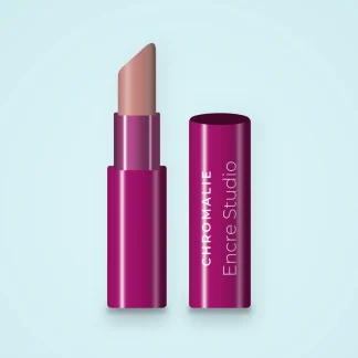Rouge à lèvres couvrant Encre Studio – Chromalie, étui 3,8 g, teinte 02 Nude rosé