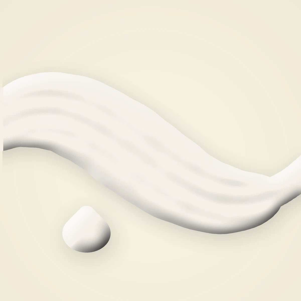 Herbe Folle crème hydratante perfectrice – Atelier Verdure, aperçu de la texture