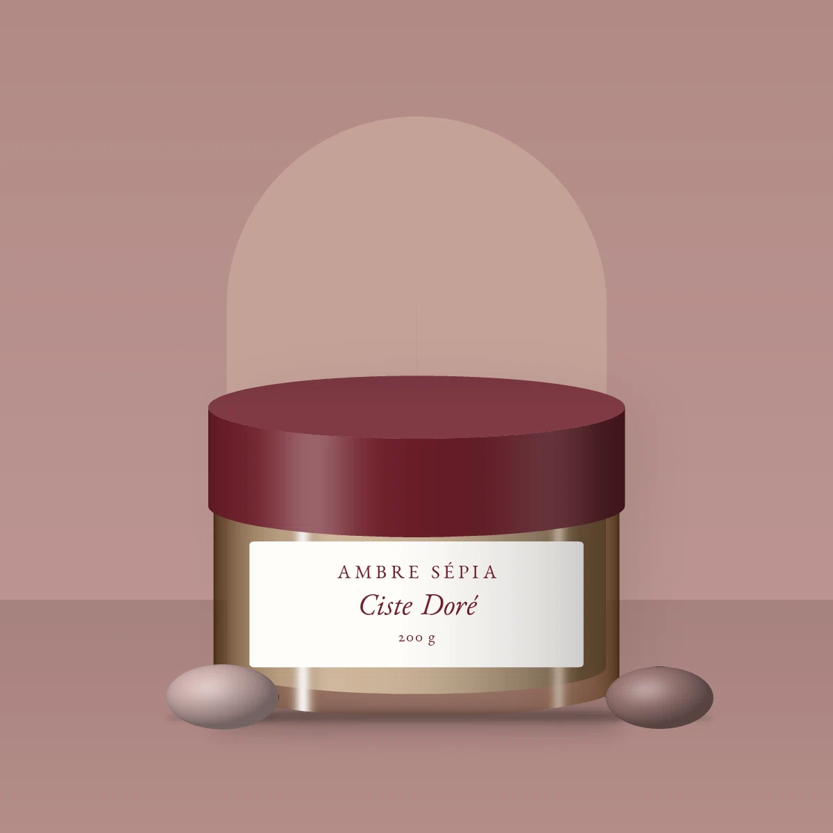 Gommage corps Ciste Doré purifiant au sucre – Ambre Sépia, photo d'ambiance