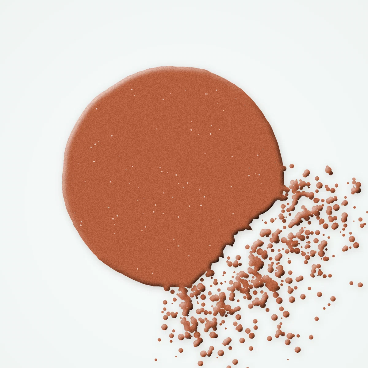 Palette yeux Peau de Verre créative – Sanbit, aperçu de la teinte Tons terracotta