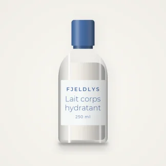 Lait corps hydratant à la provitamine B5 – Fjeldlys, flacon 250 ml
