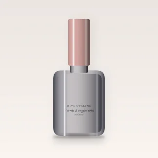 Vernis à ongles soin à l'huile d'abricot – Rive Opaline, flacon 12 ml, teinte 01 Cristal