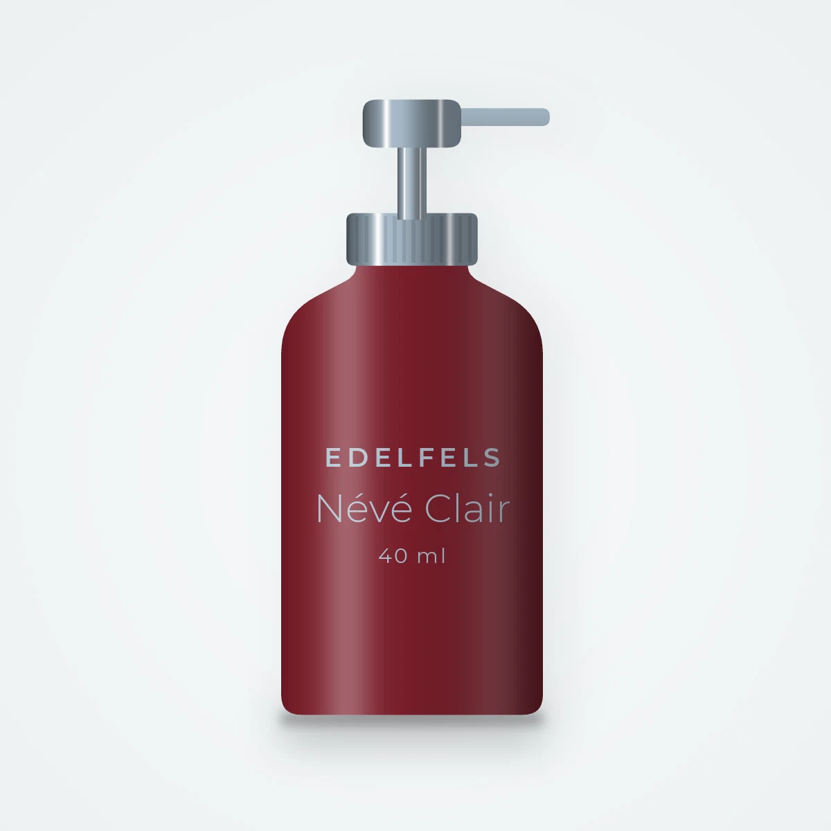 Crème solaire visage hydratante Névé Clair SPF 30 – Edelfels, flacon-pompe 40 ml