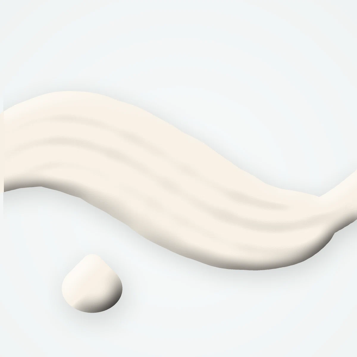 Crème solaire visage hydratante Névé Clair SPF 30 – Edelfels, aperçu de la texture