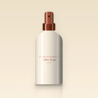 Lotion tonique hydratante Colline Rouge – Terre d'Ocrelle, flacon spray 100 ml