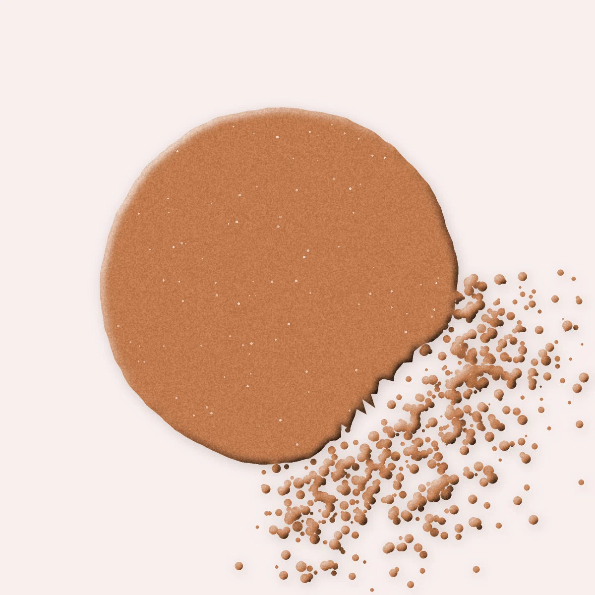 Palette yeux Voile de Soie à la vitamine E – Rive Opaline, aperçu de la teinte Tons chauds