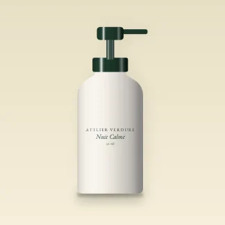 Nuit Calme sérum liftant – Atelier Verdure, flacon-pompe 30 ml