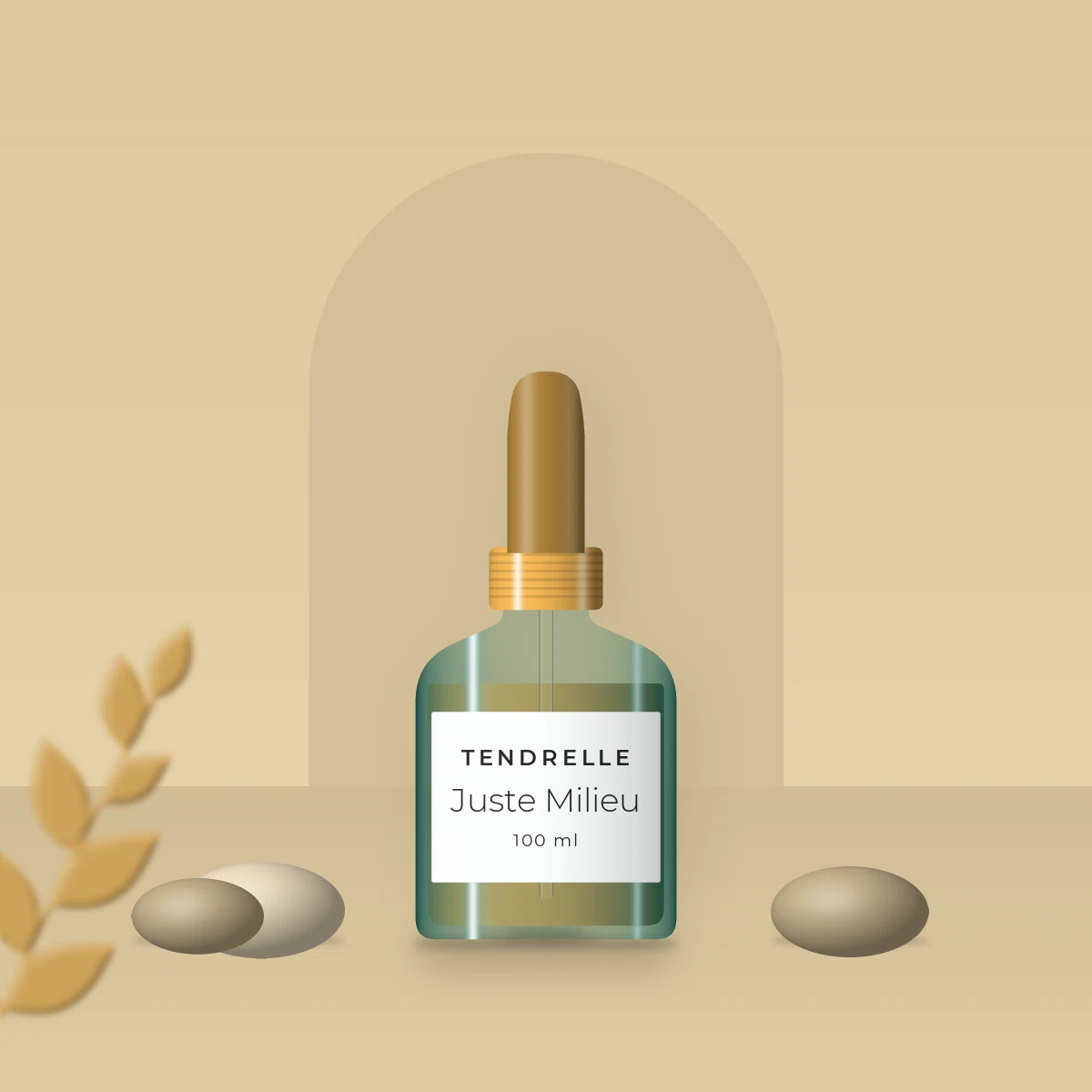 Huile capillaire Juste Milieu au baobab – Tendrelle, photo d'ambiance