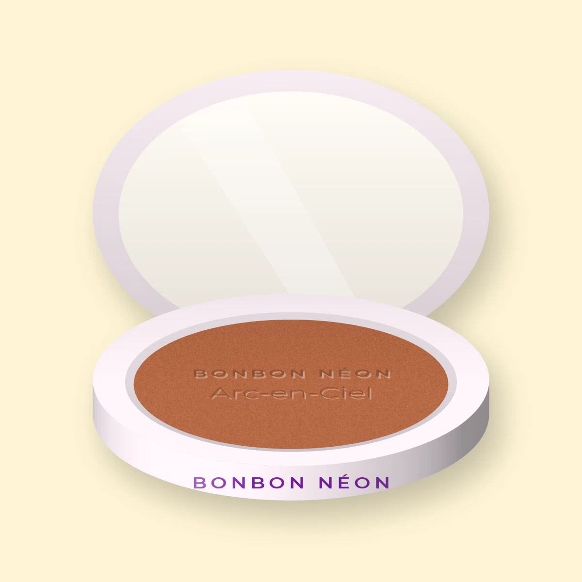Enlumineur Arc-en-Ciel confort – Bonbon Néon, boîtier 7 g, teinte Cuivre