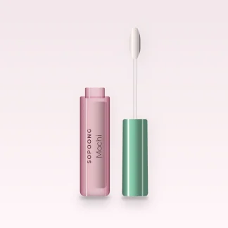 Gloss Mochi à l'huile d'abricot – Sopoong, flacon applicateur 4 ml, teinte 01 Cristal