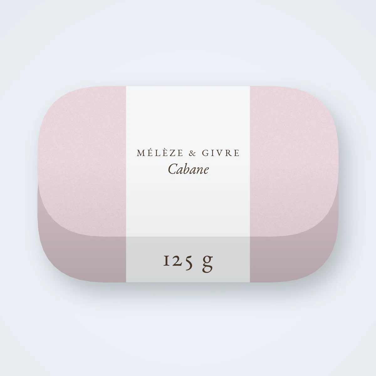 Savon Cabane à l'avoine – Mélèze & Givre, pain 125 g