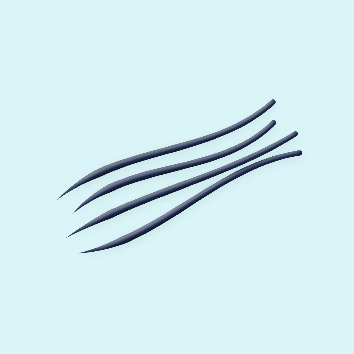 Eyeliner multi-usage à la cire de tournesol – Chromalie, aperçu de la teinte Bleu nuit