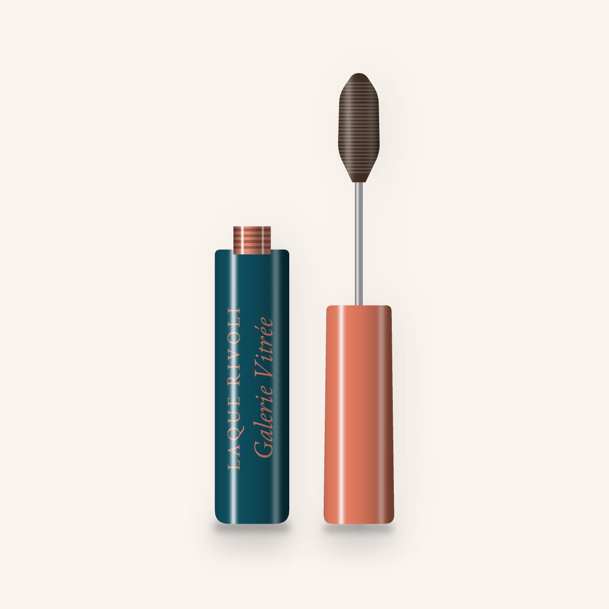 Mascara Galerie Vitrée à l'aloe vera – Laque Rivoli, flacon et brosse 4 ml, teinte Brun