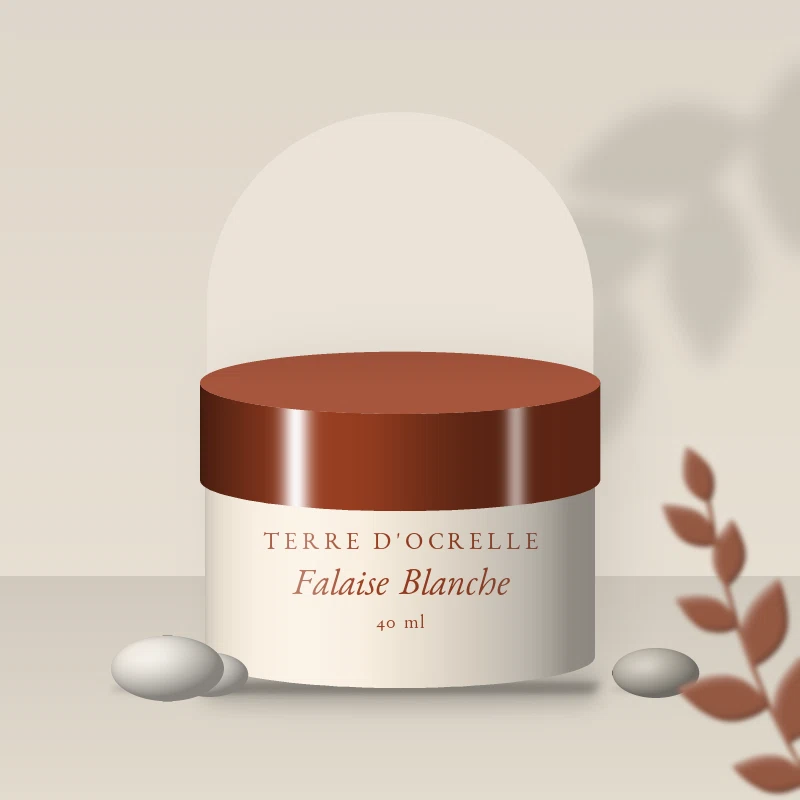 Falaise Blanche crème hydratante réconfortante – Terre d'Ocrelle, photo d'ambiance
